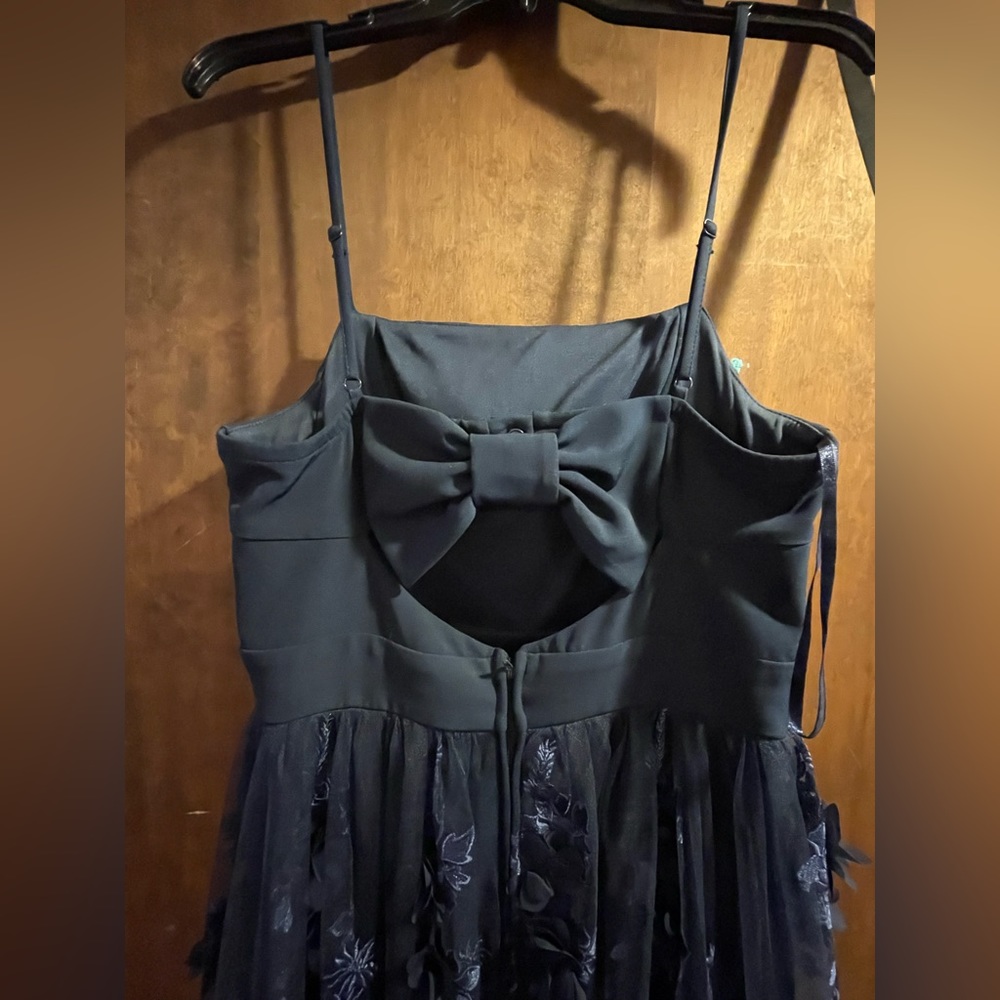 Trixxi dark blue prom dress!